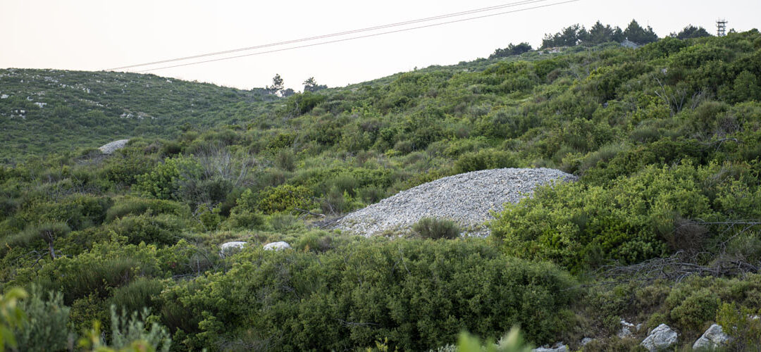 Armakades, route provinciale de Mytilinioi