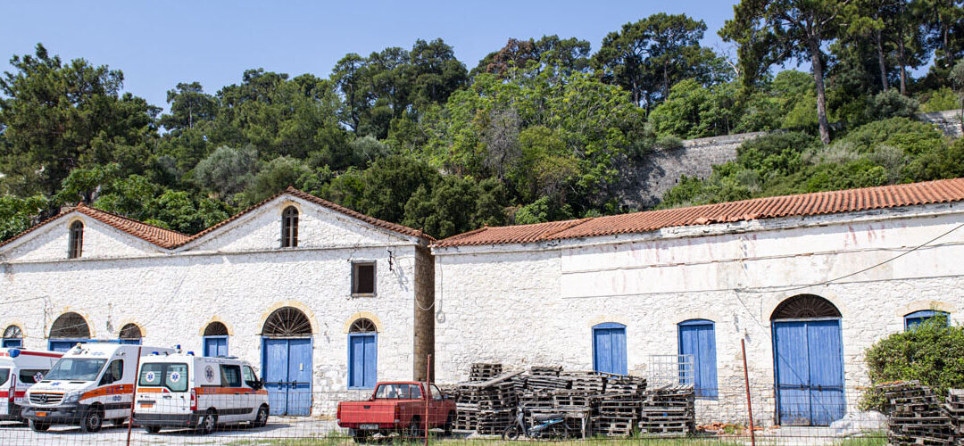 Tavernes in the Commercial Port of Malagari, Samos